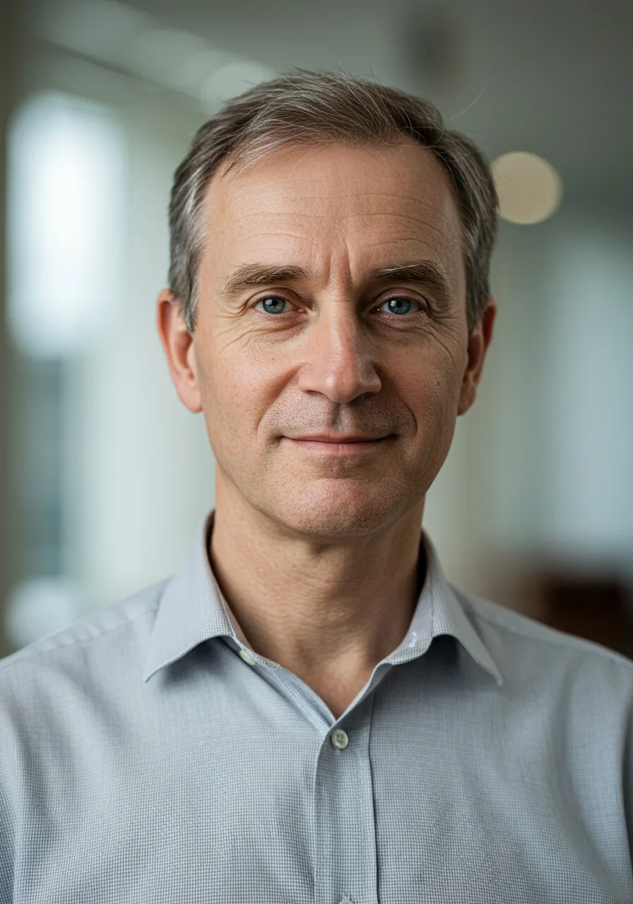Portrait of Prof. Dr. Thomas McGregor, AI Super Professor