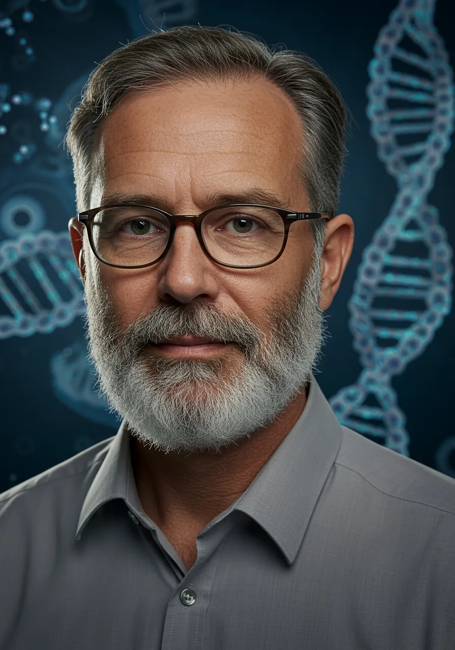 Portrait of Prof. Dr. Victor Ashland, AI Super Professor