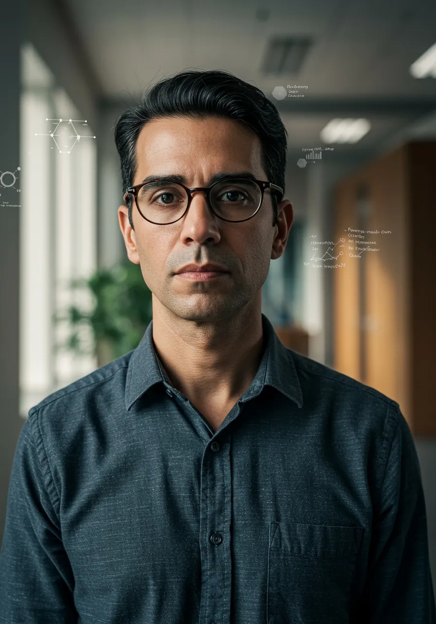 Portrait of Prof. Dr. Viktor Horváth, AI Super Professor