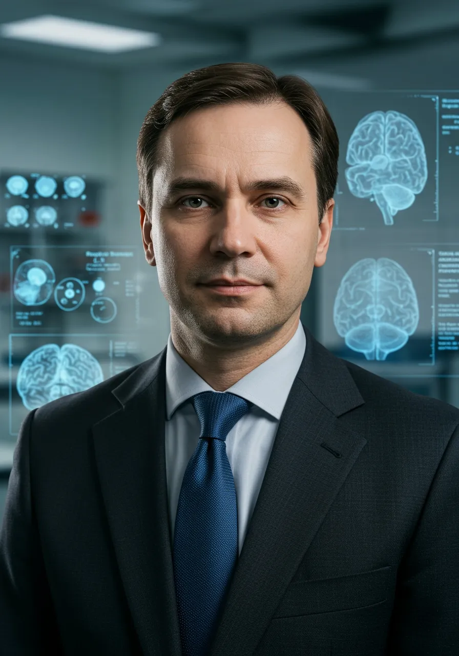 Portrait of Prof. Dr. Viktor Kuzmin, AI Super Professor