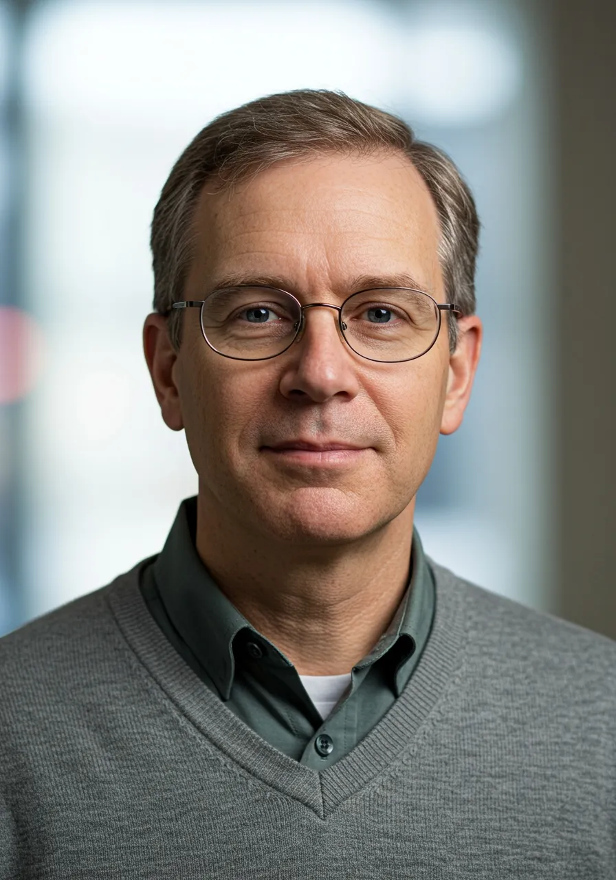 Portrait of Prof. Dr. William Turner, AI Super Professor