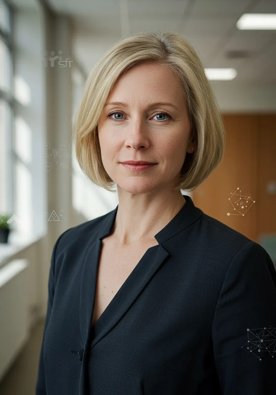 Portrait of Prof. Dr. Zoya Orlova, AI Super Professor