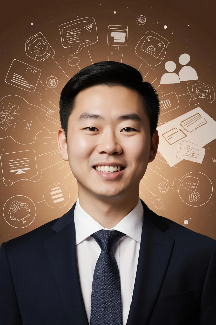 Portrait of Tian Ren, AI Super Mentor
